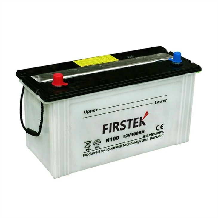 N100 12V 100AH ​​JIS tøropladet bilbatteri