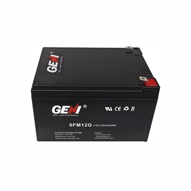 GEL 12V 12AH forseglet blybatteri
